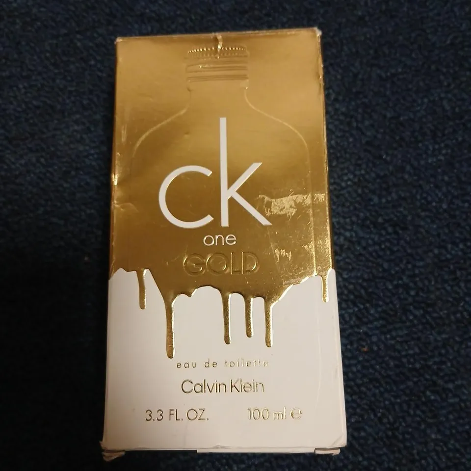 BOXED CK ONE GOLD EAU DE TOILETTE CALVIN KLEIN 100ML