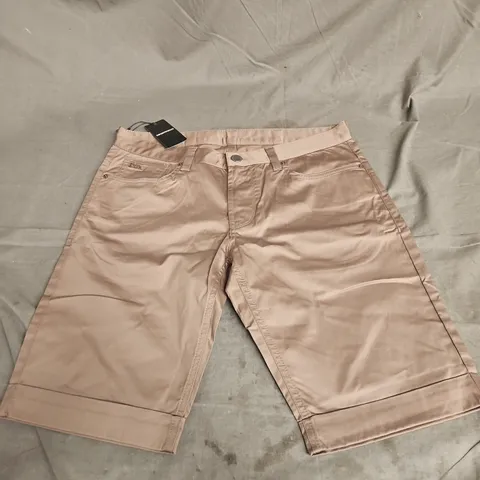 EMPORIO ARMANI CHINO SHORTS IN BEIGE SIZE 34"W