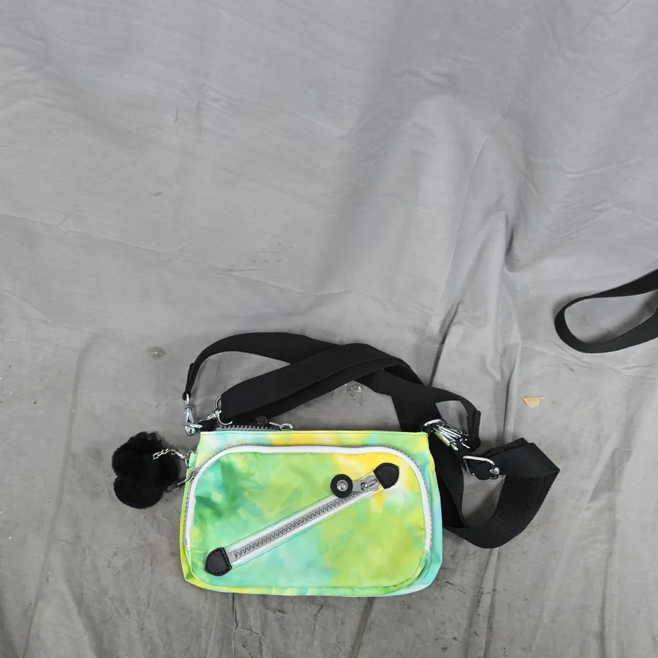 KIPLING CROSSBODY BAG – TIE-DYE NEON (LOGO PATCH)