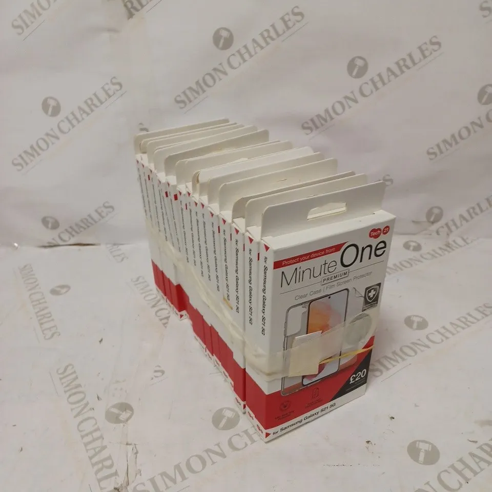 LOT OF 15 MINUTE ONE CLEAR CASE & SCREEN PROTECTOR KITS FOR SAMSUNG GALAXY S215G