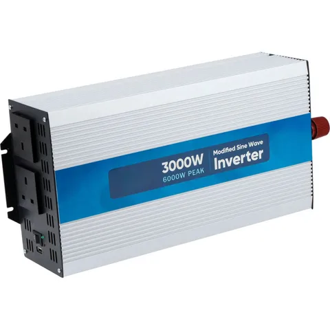 BOXED STREETWIZE SWINV3000 MODIFIED SINE WAVE INVERTER 3000W (12V / 230V) 