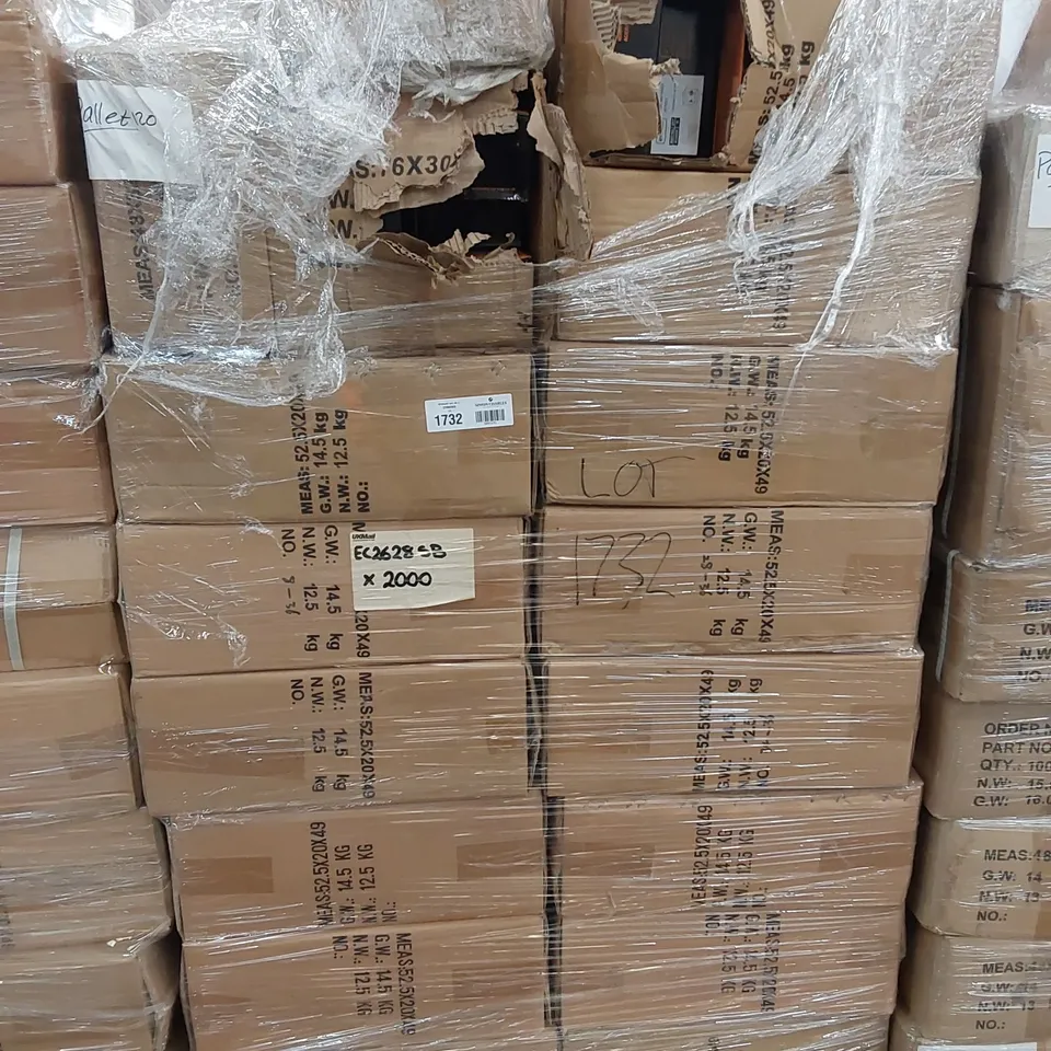 PALLET OF APPROXIMATELY 7500 ASSORTED ELECTRICAL ITEMS/COMPONENTS TO INCLUDE: