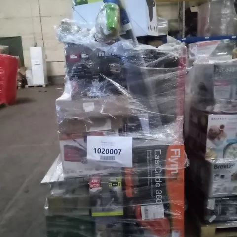 PALLET OF APPROXIMATELY 30 ASSORTED ELECTRICAL ITEMS TO INCLUDE LAWNMOWERS, SPRAYERS , TRIMMERS , ETC