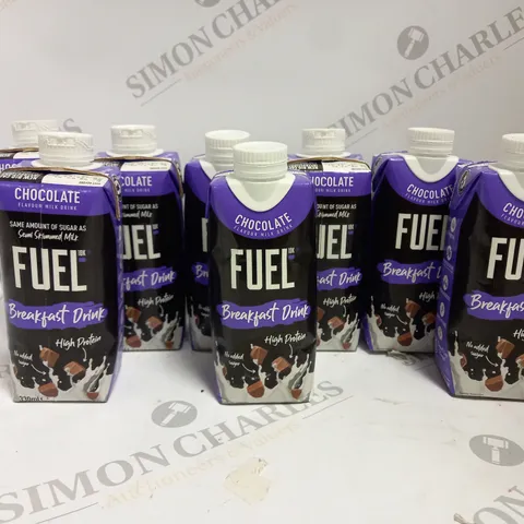 8 X FUEL MILK BREAKFAST DRINKS - CHOCOLATE 8 X 330ML