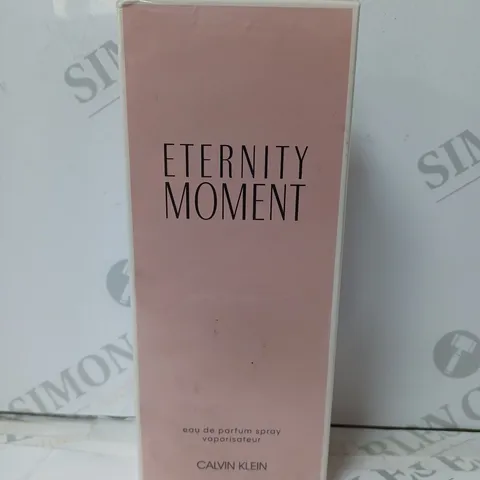 BOXED CALVIN KLEIN ETERNITY MOMENT EAU DE PARFUM SPRAY 100ML 