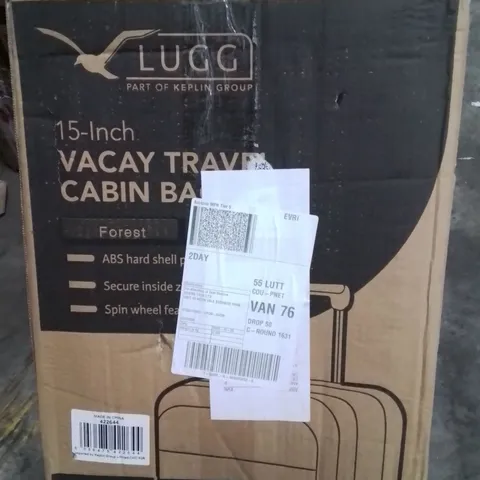 BOXED LUGG VACAY TRAVEL CABIN BAG