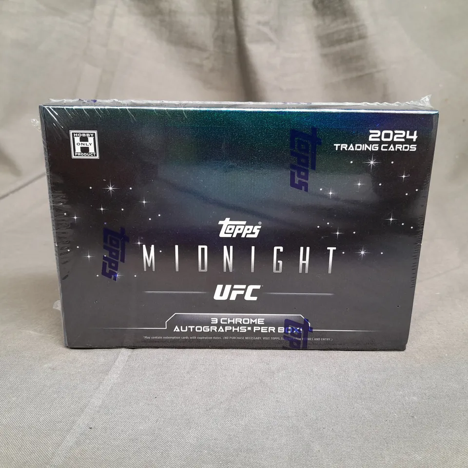 BOXED AND SEALED TOPPS MIDNIGHT UFC 2024 TRAIDING CARDS