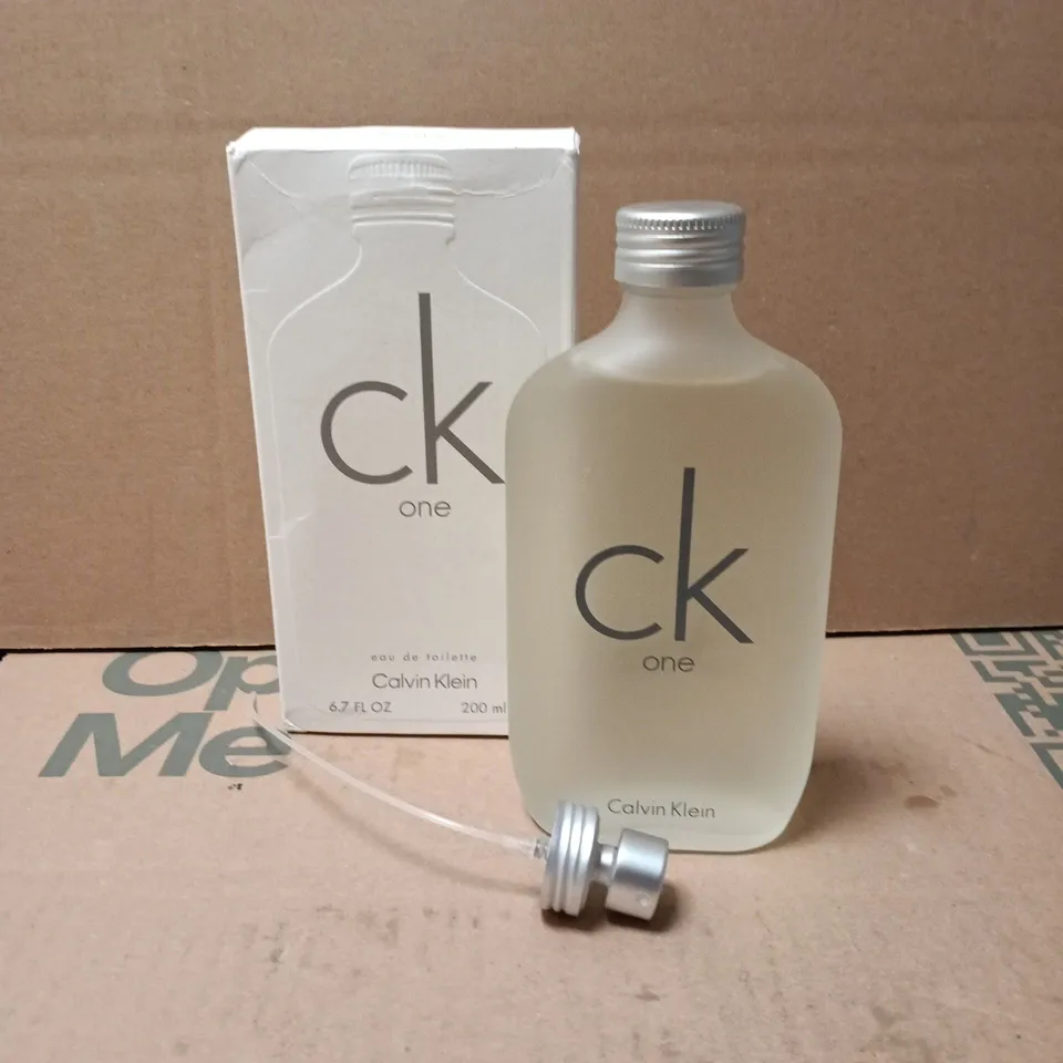 BOXED CALVIN KLEIN ONE EAU DE TOILETTE 200ML