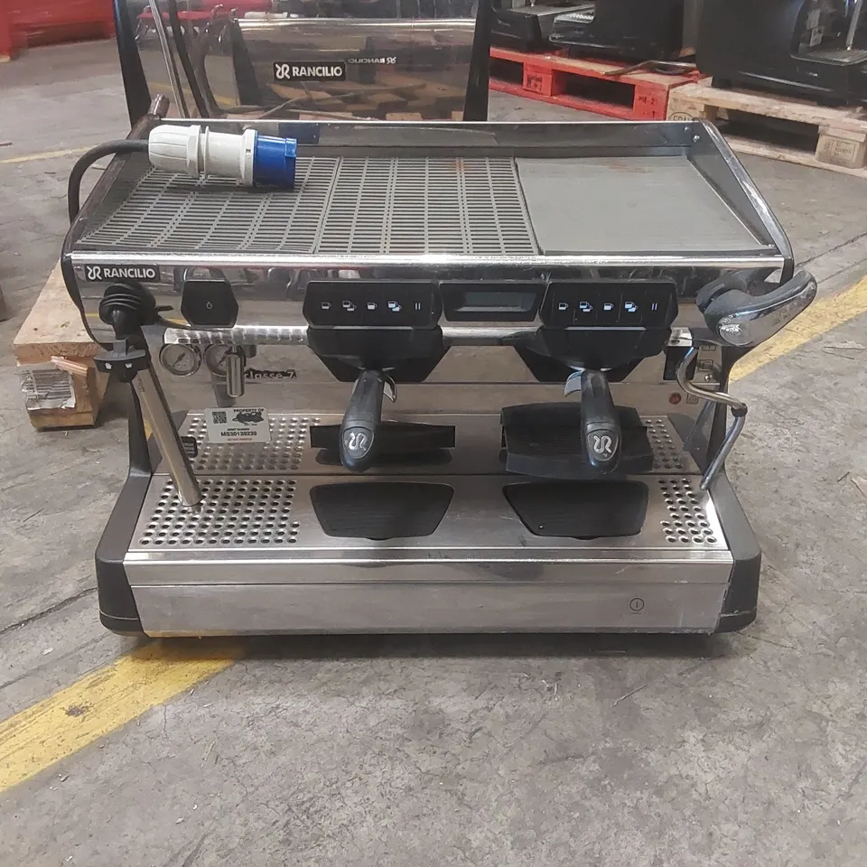 RANCILIO CLASSE 7 2 GROUP COMMERCIAL COFFEE MACHINE WITH ISTEAM
