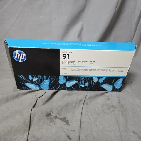 APPROXIMATELY 9 X HP DESIGNJET 91 INK CARTRIDGE – PHOTO BLACK 
