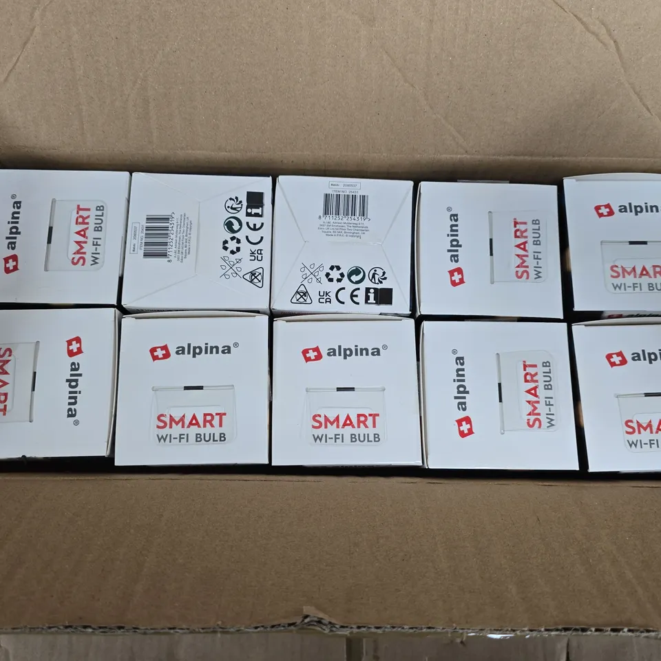 ALPINA SMART HOME SMART WI-FI BULB (DIMMABLE, RGB) - BOX OF 10PCS 