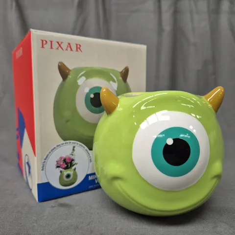 BOXED PIXAR MIKE WAZOWSKI WALL VASE