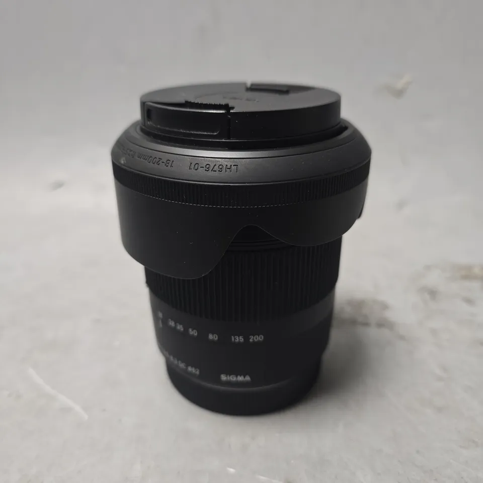 SIGMA 18-200MM F3.5-6.3 CAMERA LENS 
