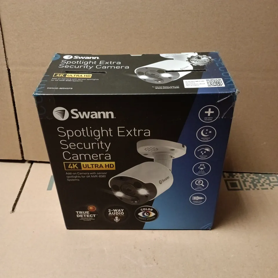 BOXED SWANN SPOTLIGHT EXTRA SECURITY CAMERA