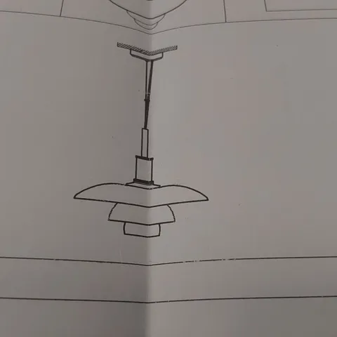 BOXED POUL HENNINGSEN PH 4.5-3.5 GLASS PENDANT REPLICA