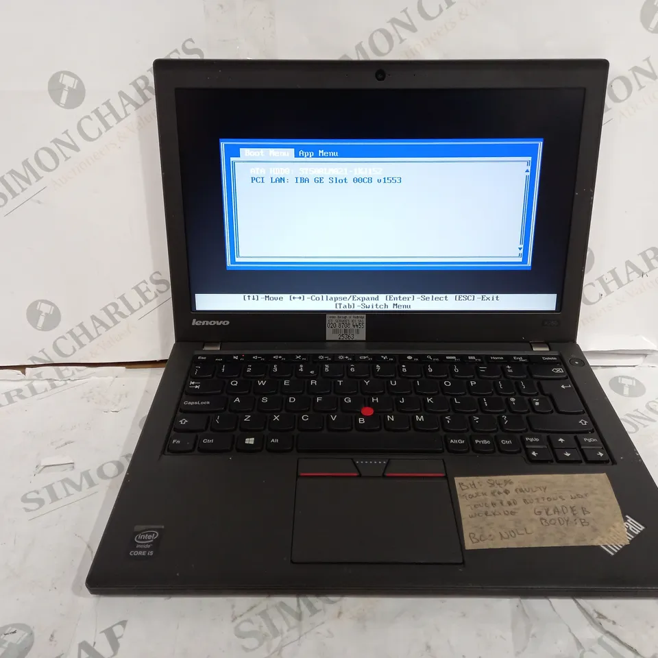 LENOVO X250 THINKPAD LAPTOP IN BLACK