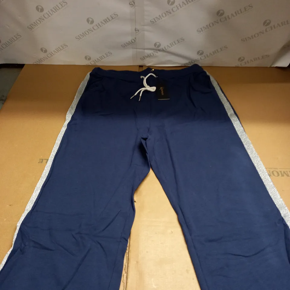 KINTSUGI WOMENS NAVY BLUE JOGGERS SIZE 18