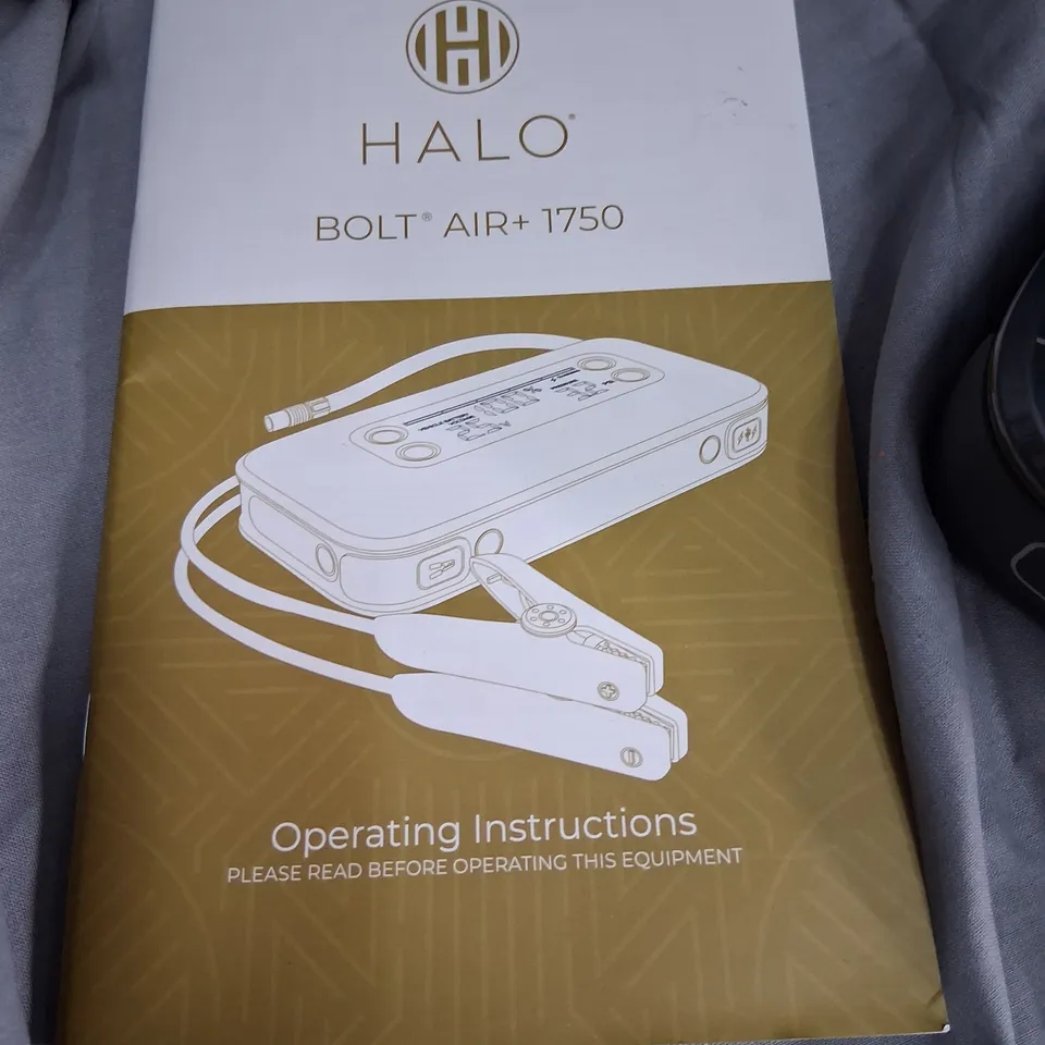 BOXED HALO BOLT AIR+ WITH CAR JUMP STARTER & AIR COMPRESSOR MODEL HBA+ 59940