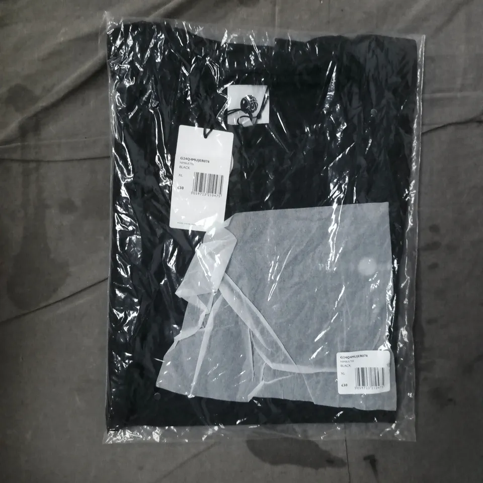 PRETTY GREEN NIMBUS T-SHIRT IN BLACK SIZE XL