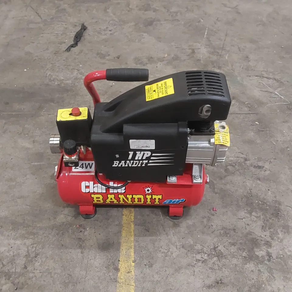 CLARKE BANDIT V 4.2CFM 8 LITRE 1HP AIR COMPRESSOR (230V)