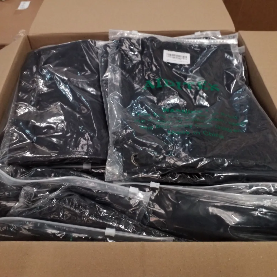 BOX CONTAINING APPROXIMATELY 70 AIDITEX DRAW STRING SACK BAGS 
