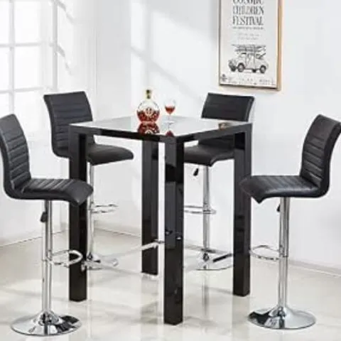 BRAND NEW BOXED JAM BAR TABLE - BLACK (2 BOXES)