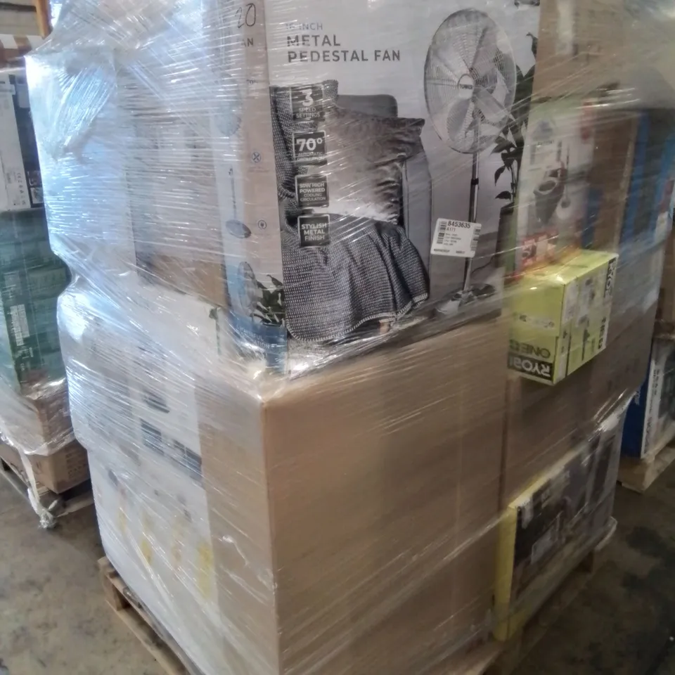 PALLET OF APPROXIMATELY 27 UNPROCESSED RAW RETURN HOUSEHOLD AND ELECTRICAL GOODS TO INCLUDE;