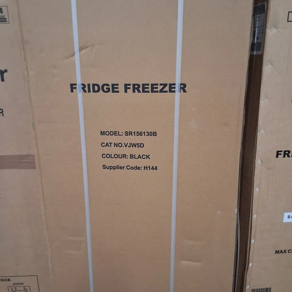 BOXED SWAN 55CM WIDE NO FROST FRIDGE FREEZER WITH WATER DISPENSER