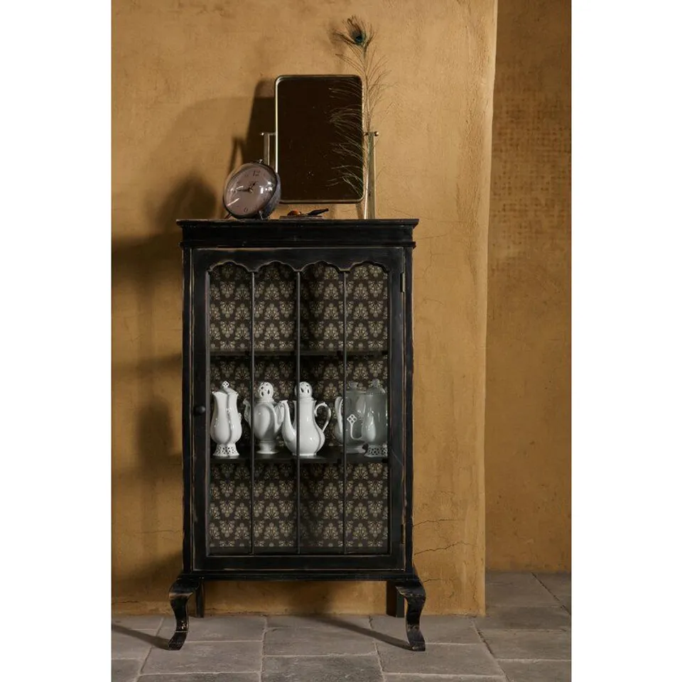 BOXED ODD DISPLAY CABINET