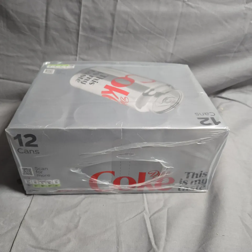 BOXED AND SEALED DIET COKE - X12 CANS -  COLLECTION ONLY 
