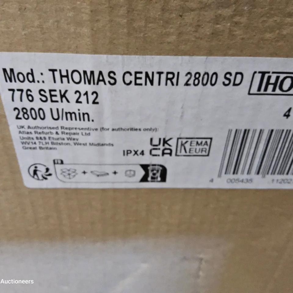 BOXED THOMAS SPIN SDRYER Model 2800SD WHITE