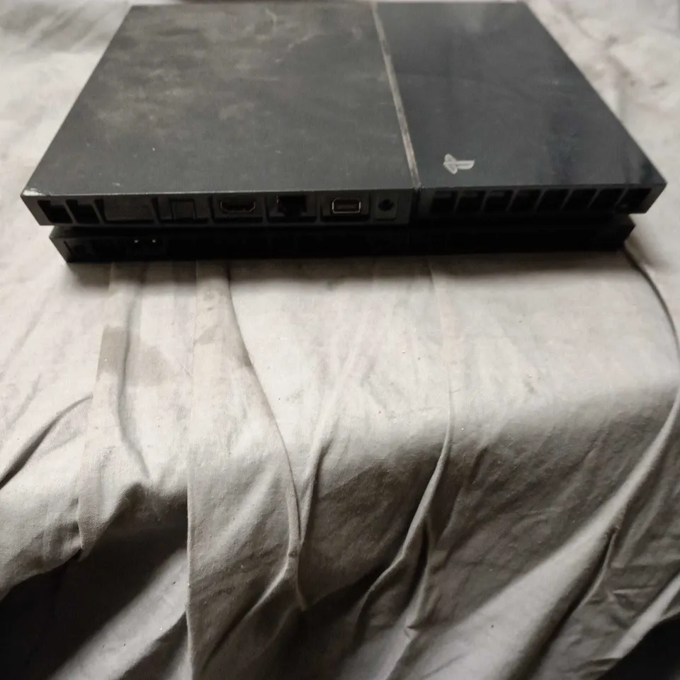 SONY PLAYSTATION 4 SLIM CONSOLE – BLACK. UNBOXED NO POWER PACK OR ACCESSORIES