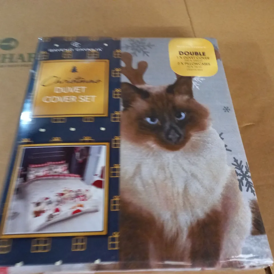 GAVEND CAVAILIA PURRCAT DOUBLE DUVET SET