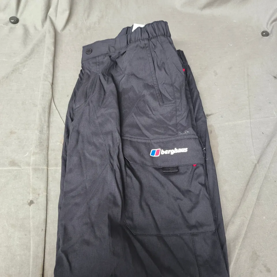 BERGHAUS BLACK OUTDOOR TROUSERS - SIZE M