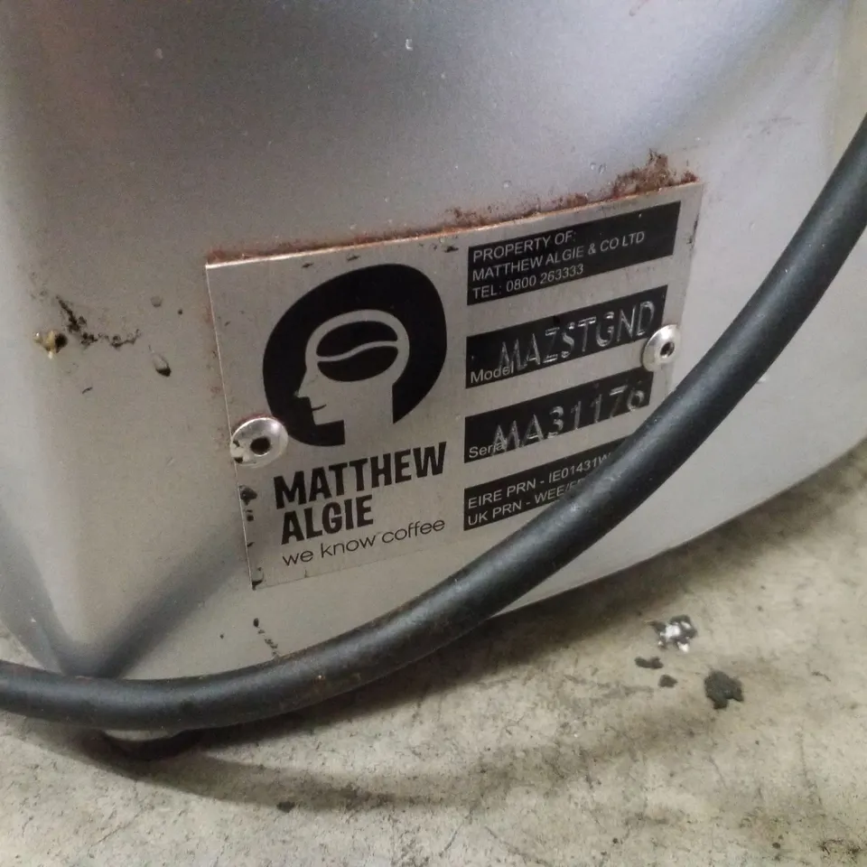 MAZZER LUIGI COMMERCIAL COFFEE GRINDER