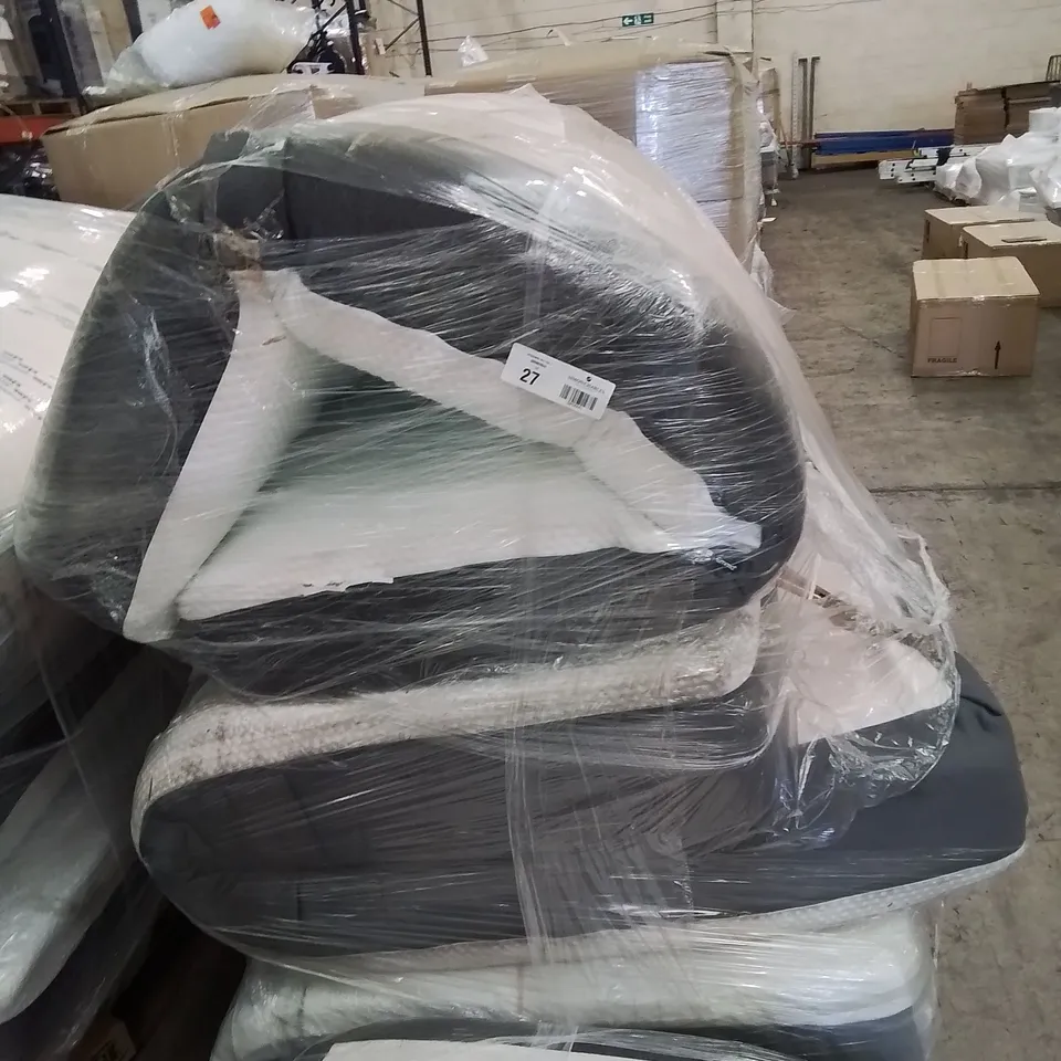 PALLET CONTAINING VARIOUS MATTRESSES SIZES AND SPECS VARY