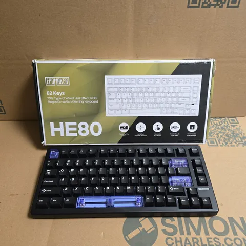 EPOMAKER HE80 TYPE-C WIRED HALL-EFFECT RGB MECHANICAL KEYBOARD