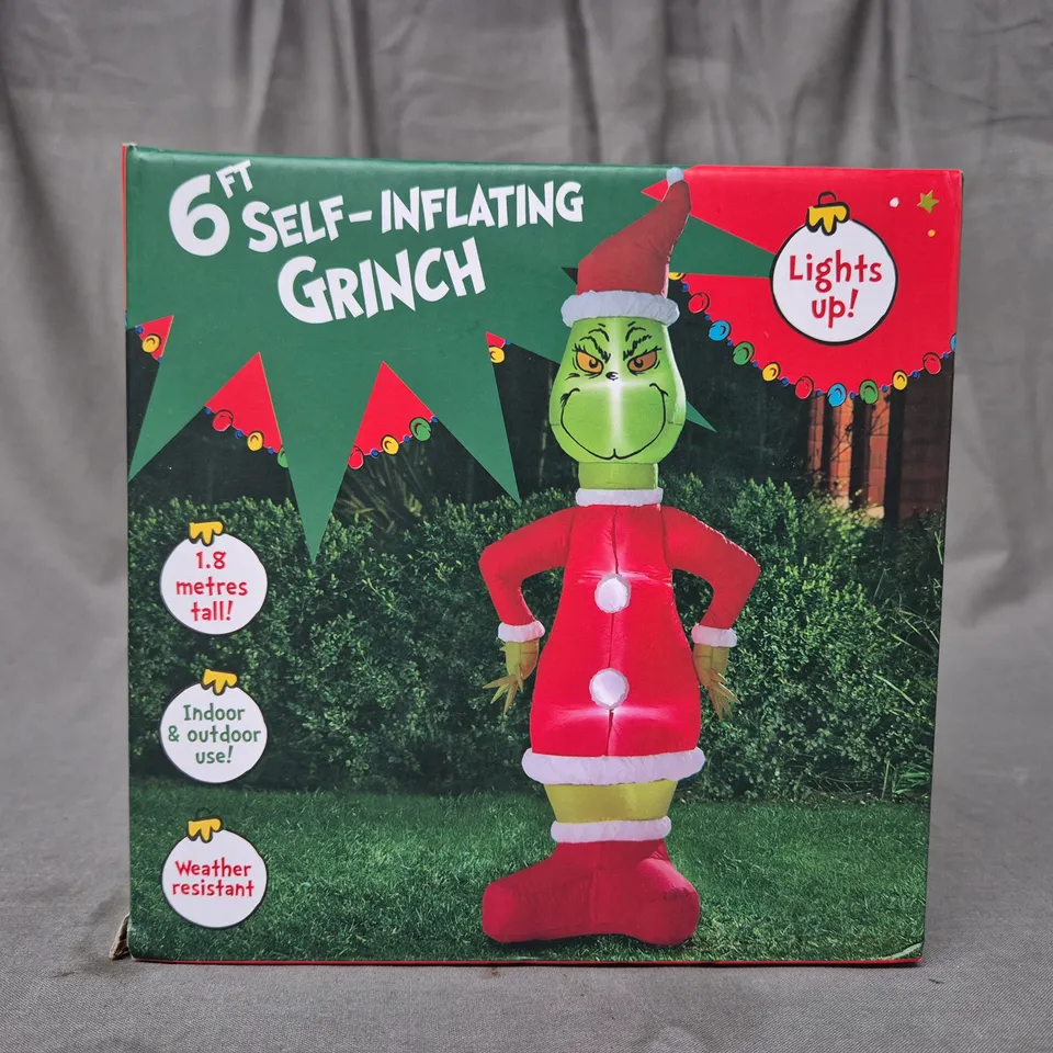 BOXED 6FT SELF-INFLATING GRINCH