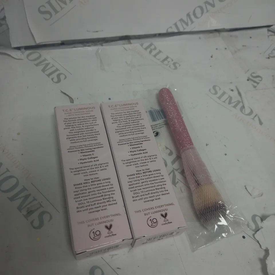 2 X T.C.E LUMINOUS DOLL 10 WITH 1 x BRUSH