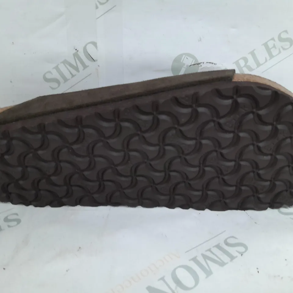 PAIR OF BIRKENSTOCK SATCHEL SANDALS IN BROWN - SIZE 42