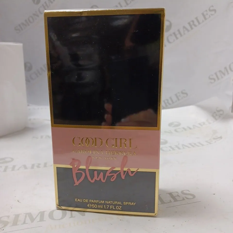 BOXED AND SEALED GOOD GIRL CAROLINA HERRERA NEW YORK BLUSH EAU DE PARFUM 50ML