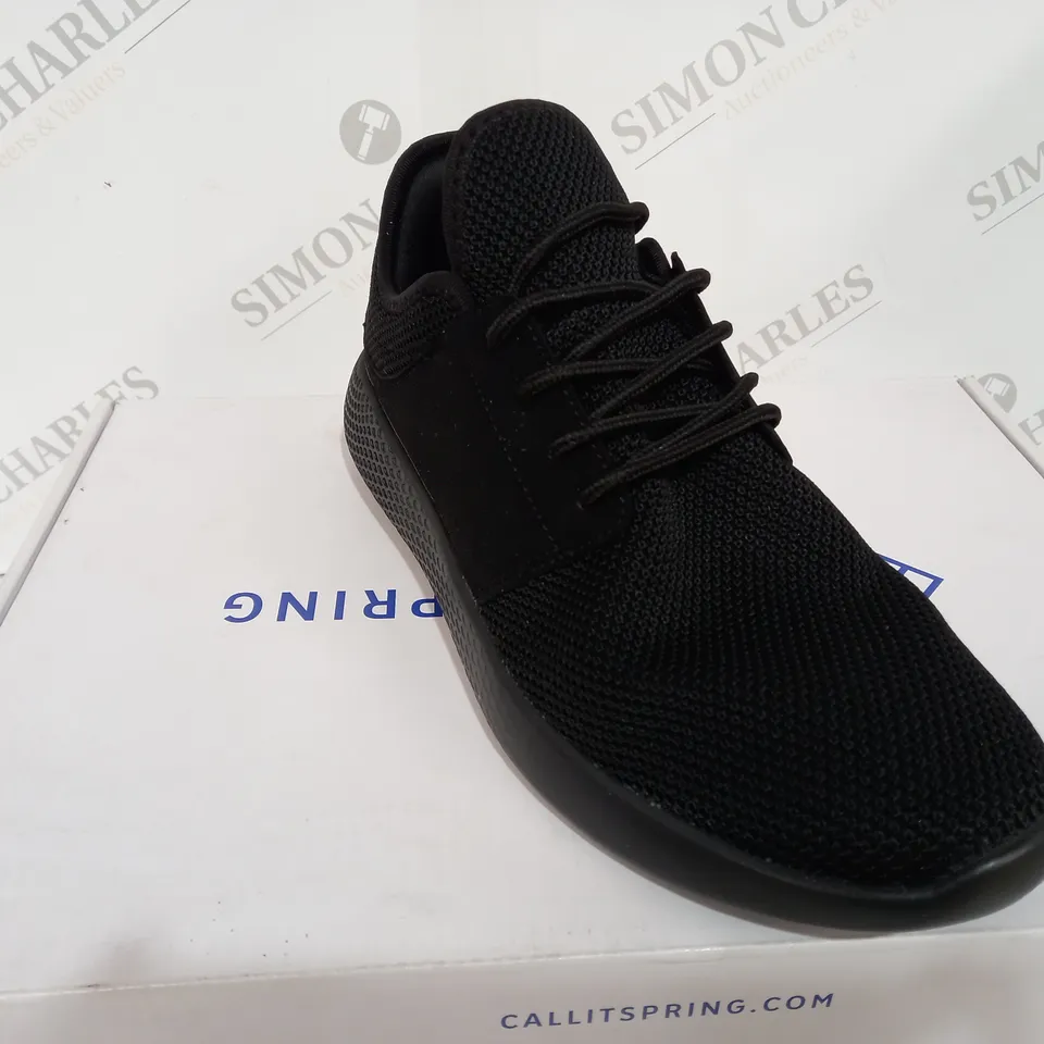 BOXED CALL IT SPRING BRIARSRYN ALDO BLACK SHOES - SIZE 7