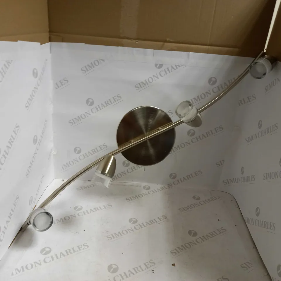 JOHN LEWIS CHROME EFFECT CEILING LIGHT 