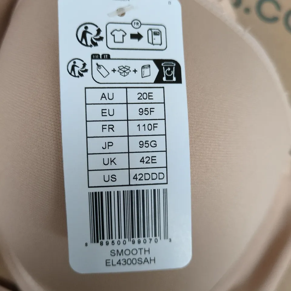 ELOMI SMOOTH BRA NUDE SIZE 42E