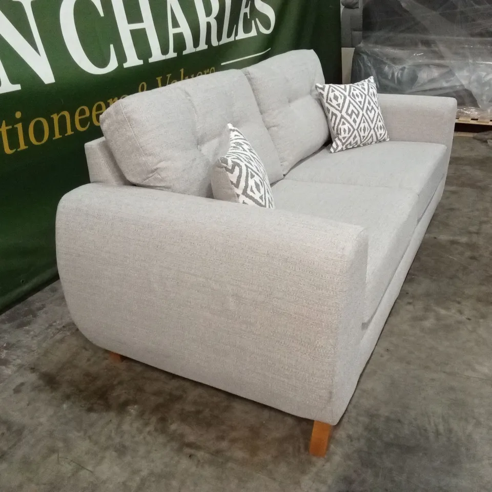 PRENT FABRIC 3 SEATER SOFA RRP £799