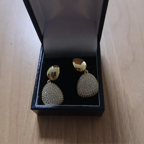 DIAMONIQUE 2CT TW EDIT PAVE DROP EARRINGS