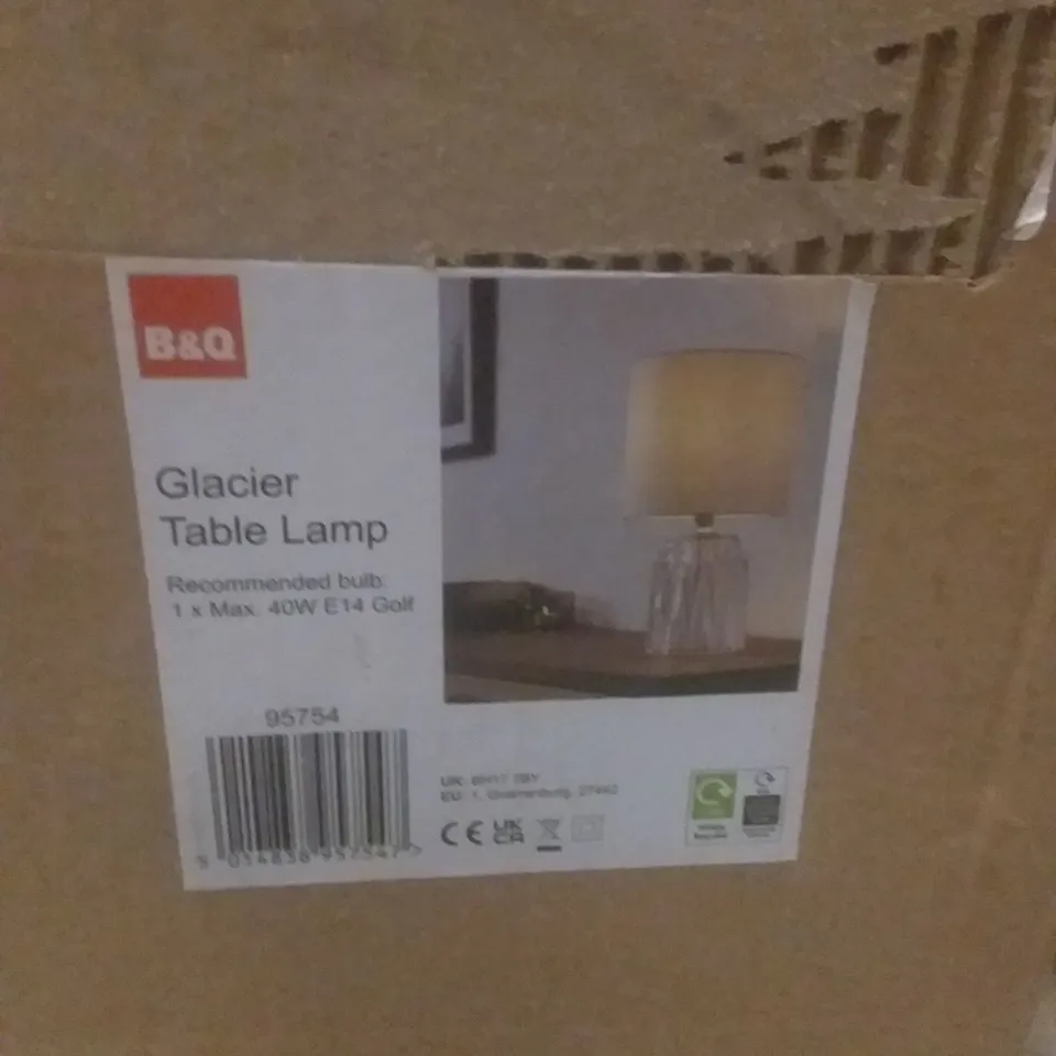 GLACIER TABLE LAMP 40W