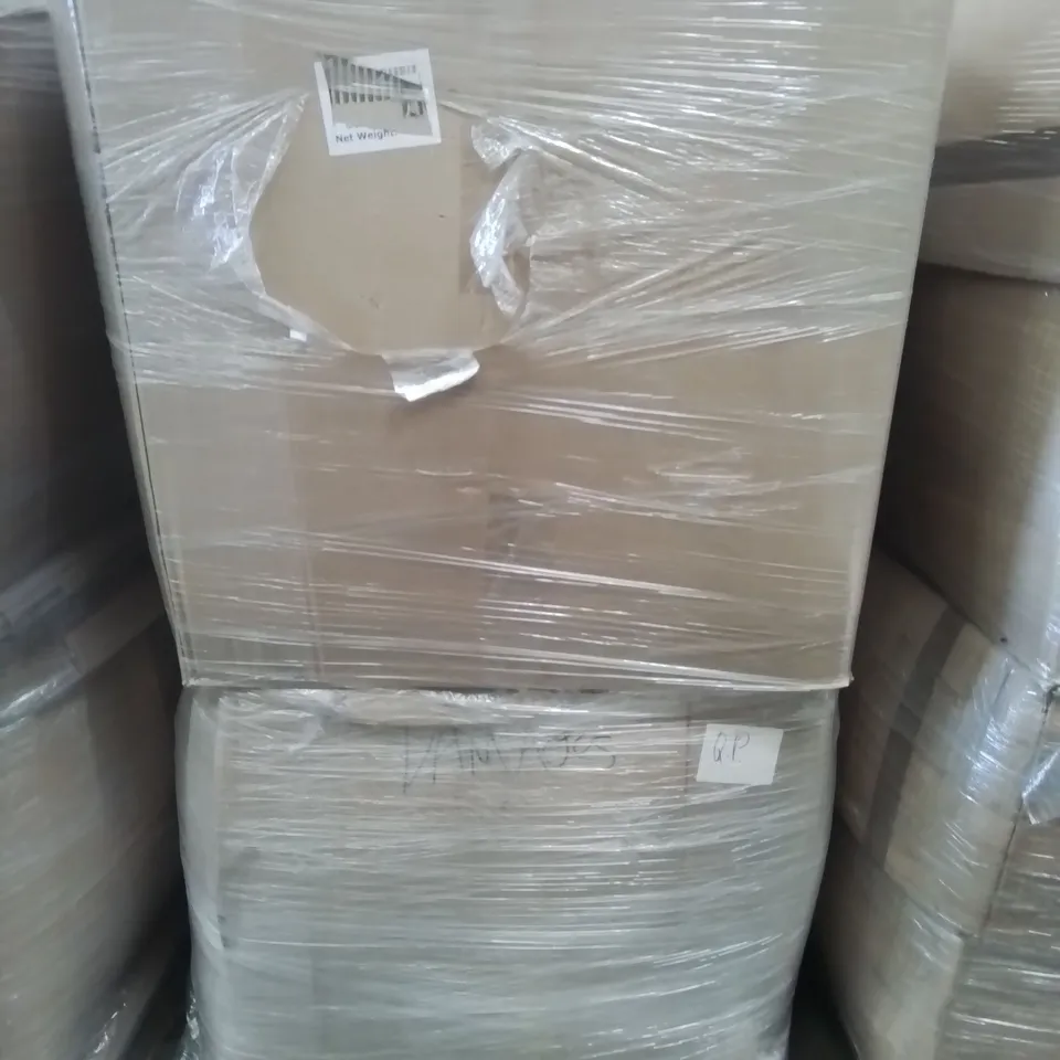 TWO LARGE BOXES OF ASSORTED PILLOWS AND WEIGHTED