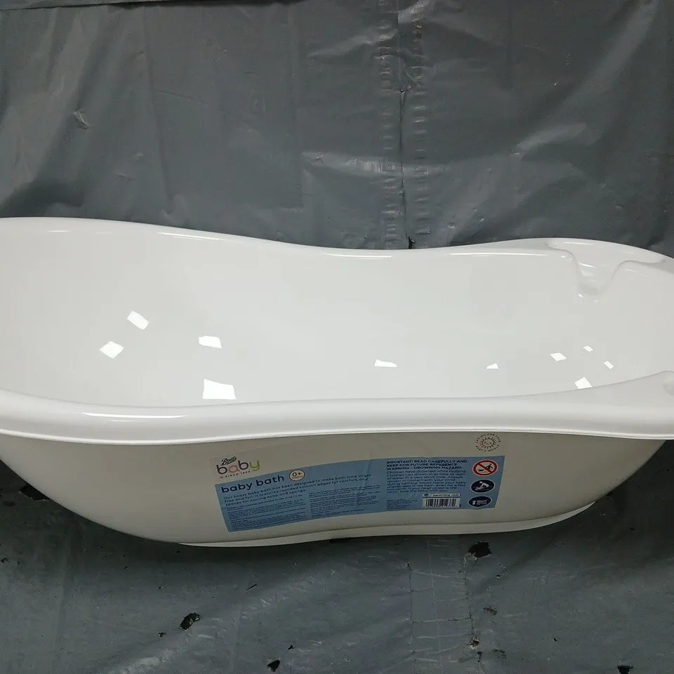BOOTS BABY BATH - WHITE - COLLECTION ONLY 