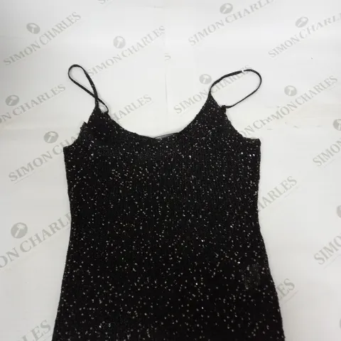 WHITE FOX LOVE GALORE SEQUIN KNIT TOP SIZE S